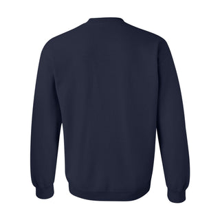 Michigan Wolverines Basic Block Mom Crewneck Sweatshirt - Navy