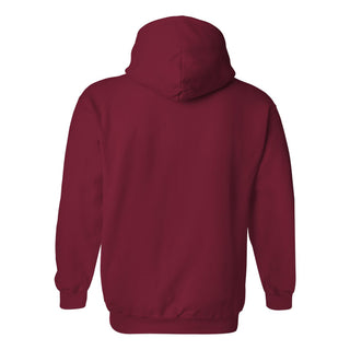 University of Indianapolis Greyhounds Primary Logo Cotton Hoodie - Cardinal