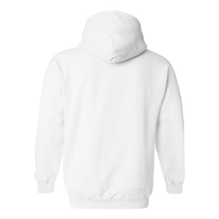 Appalachian State University Mountaineers Primary Logo Cotton Hoodie - White