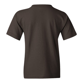 Lehigh University Mountain Hawks Basic Block Youth T-Shirt - Dark Chocolate