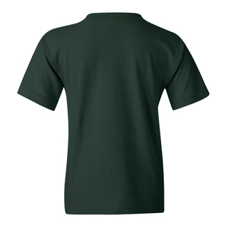 Eastern Michigan University Eagles Basic Block Youth Short Sleeve T Shirt - Forest