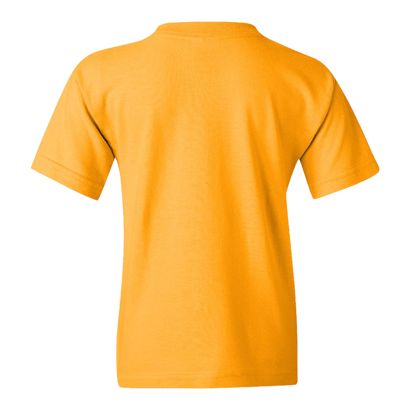 Appalachian State University Mountaineers Basic Block Cotton Youth T-Shirt - Gold
