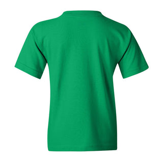 University of North Texas Mean Green Arch Logo Cotton Youth T-Shirt - Irish Green