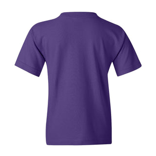 Kansas State University Wildcats Primary Logo Cotton Youth T-Shirt - Purple