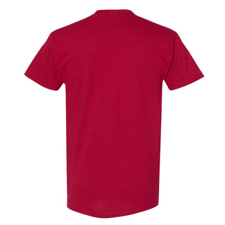 Iowa State University Cyclones Football Crescent Short Sleeve T Shirt - Cardinal