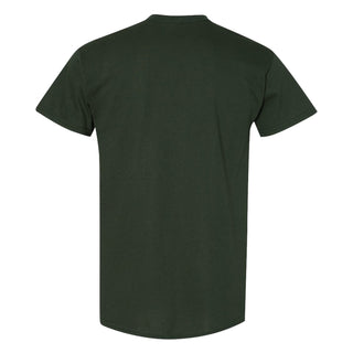 Michigan State University Spartans Football Crescent Short Sleeve T Shirt - Forest