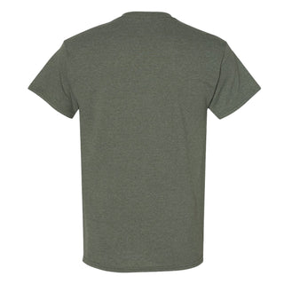 Michigan State University Spartans Mega Arch T-Shirt - Heather Military