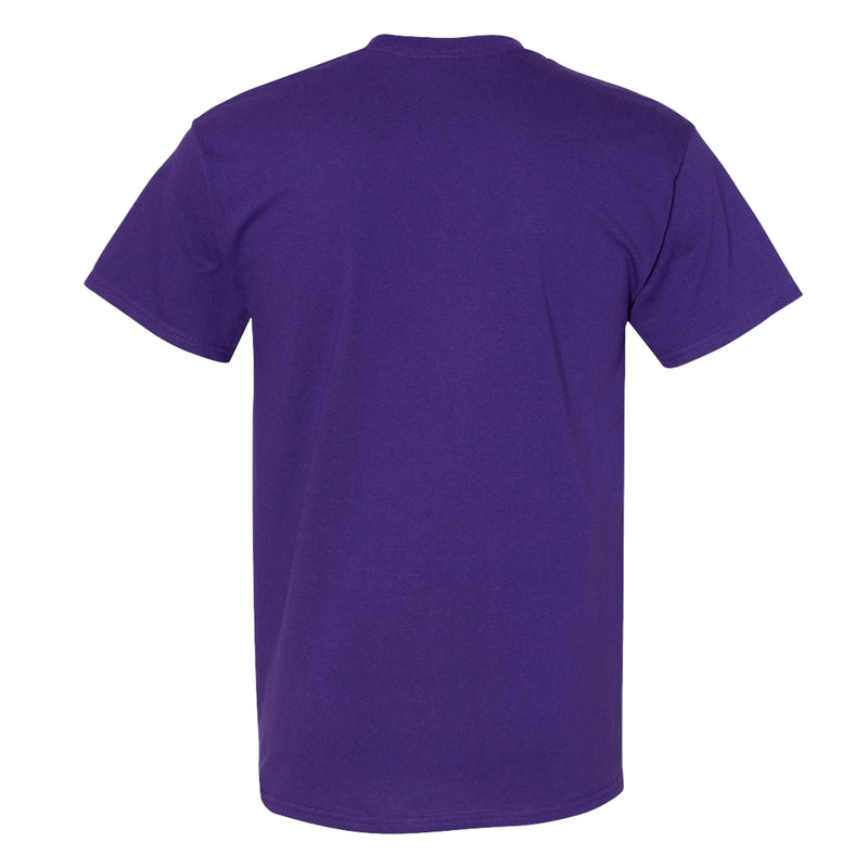 High Point University Panthers Arch Logo Short Sleeve T Shirt - Purple