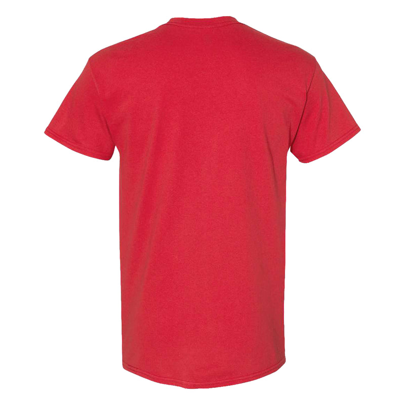 Hawaii Hilo Vulcans Primary Logo T Shirt - Red