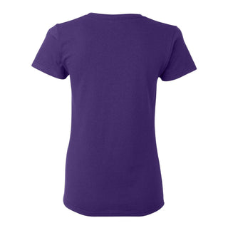 Kansas State University Wildcats Arch Logo Cotton Women's T-Shirt - Purple