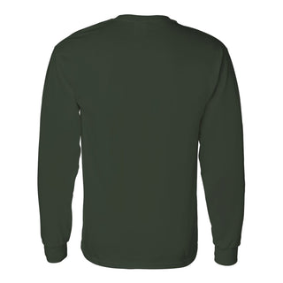 Eastern Michigan University Eagles Basic Block Long Sleeve T Shirt - Forest