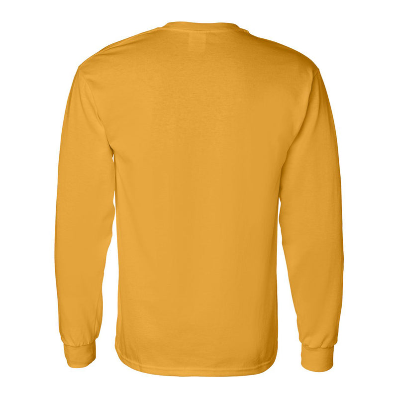 Idaho Vandals Primary Logo Long Sleeve T Shirt - Gold