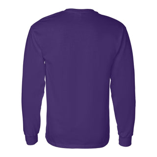 Kansas State University Wildcats Basic Script Cotton Long Sleeve T-Shirt - Purple