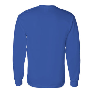 Brandeis University Judges Basic Block Long Sleeve T Shirt - Royal