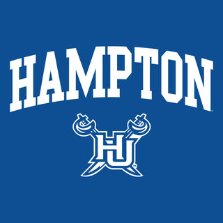 Hampton University Pirates Arch Logo Creeper - Royal