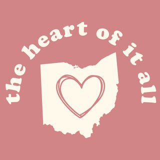 The Heart of it All OH Women’s Slouchy V-Neck Tee - Mauve