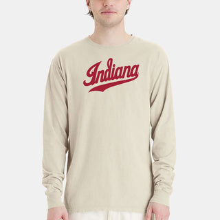 Indiana Script CW Long Sleeve - Parchment