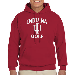 Indiana University Hoosiers Arch Logo Golf Hoodie - Cardinal