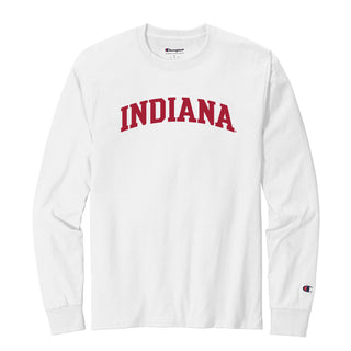 Indiana Arched Champion Long Sleeve - White