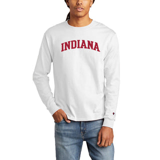 Indiana Arched Champion Long Sleeve - White