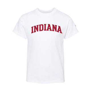 Indiana Arched Champion SS Youth T-Shirt - White