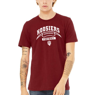 Indiana Football Crescent Jersey T-Shirt - Cardinal