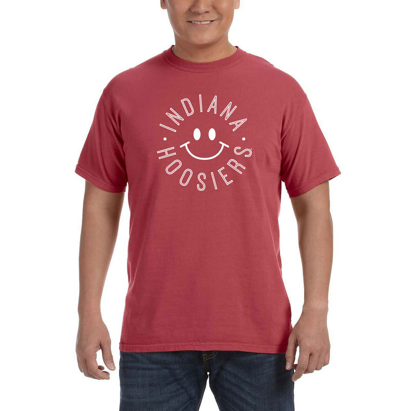 Indiana Monotone Smile CC T-Shirt - Crimson