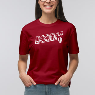 Indiana Warrior Slant T-Shirt - Cardinal