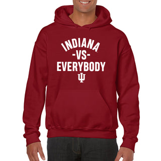 Indiana Vs Everybody Hoodie - Cardinal