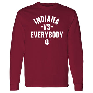 Indiana Vs Everybody Long Sleeve - Cardinal