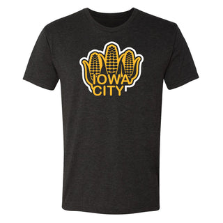 Iowa City Corn Next Level Short Sleeve T Shirt - Vintage Black