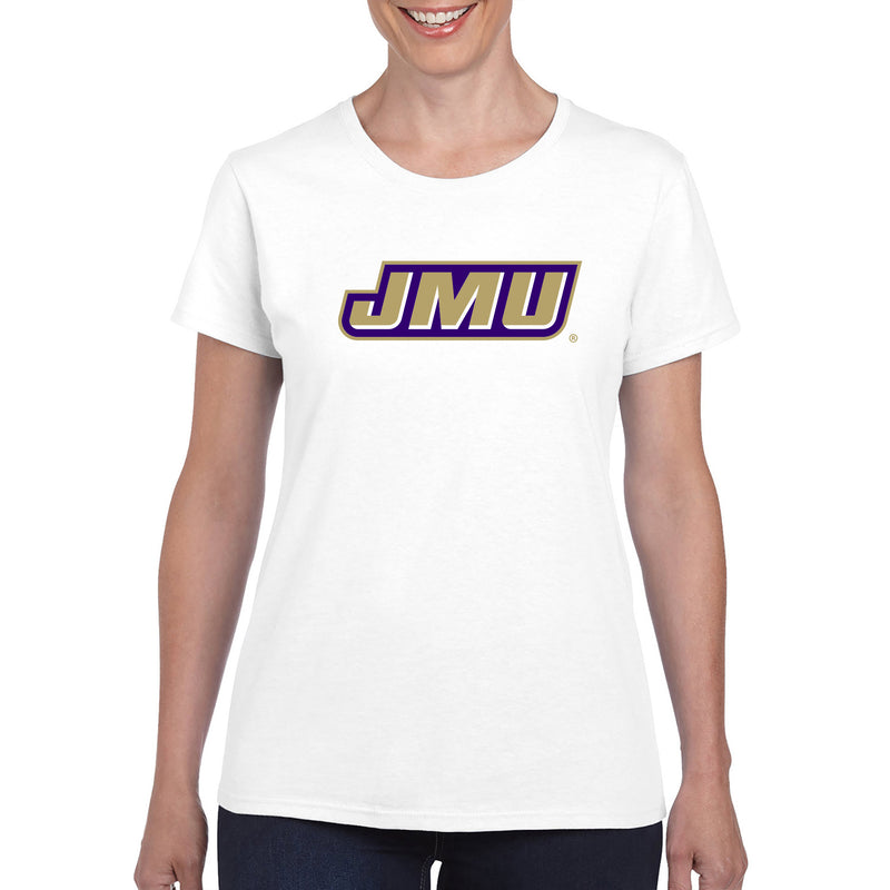 James Madison Primary Logo Womens T-Shirt - White