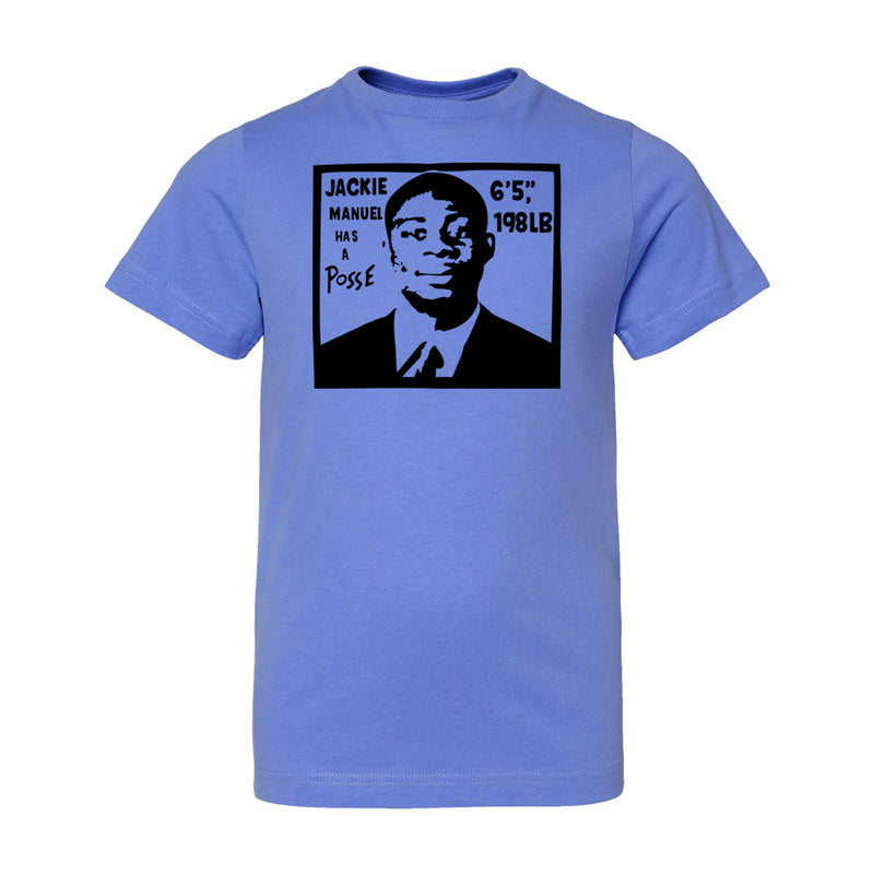 Jackie Manuel Youth Tee - Carolina Blue