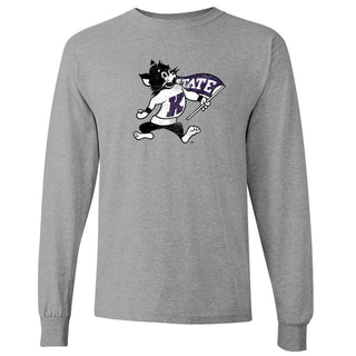 K-State Mascot Mark Long Sleeve - Sport Grey