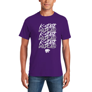 Kansas State Marker Repeat T-Shirt - Purple