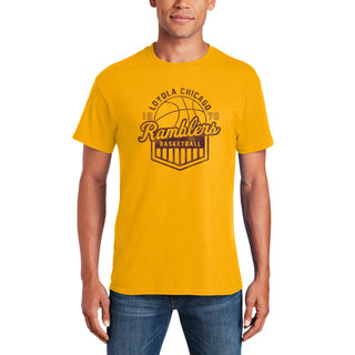 Loyola University Chicago Ramblers Basketball Shield T Shirt