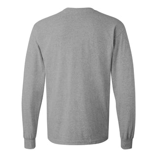 Loyola University Chicago Ramblers Institutional Logo Long Sleeve T Shirt - Sport Grey