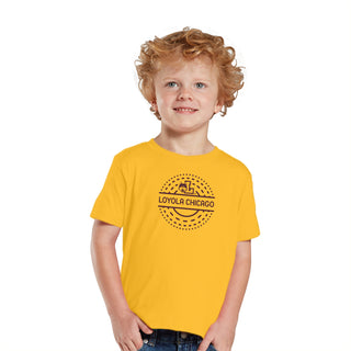 Loyola Chicago Sunny Circle Toddler T-Shirt  - Gold