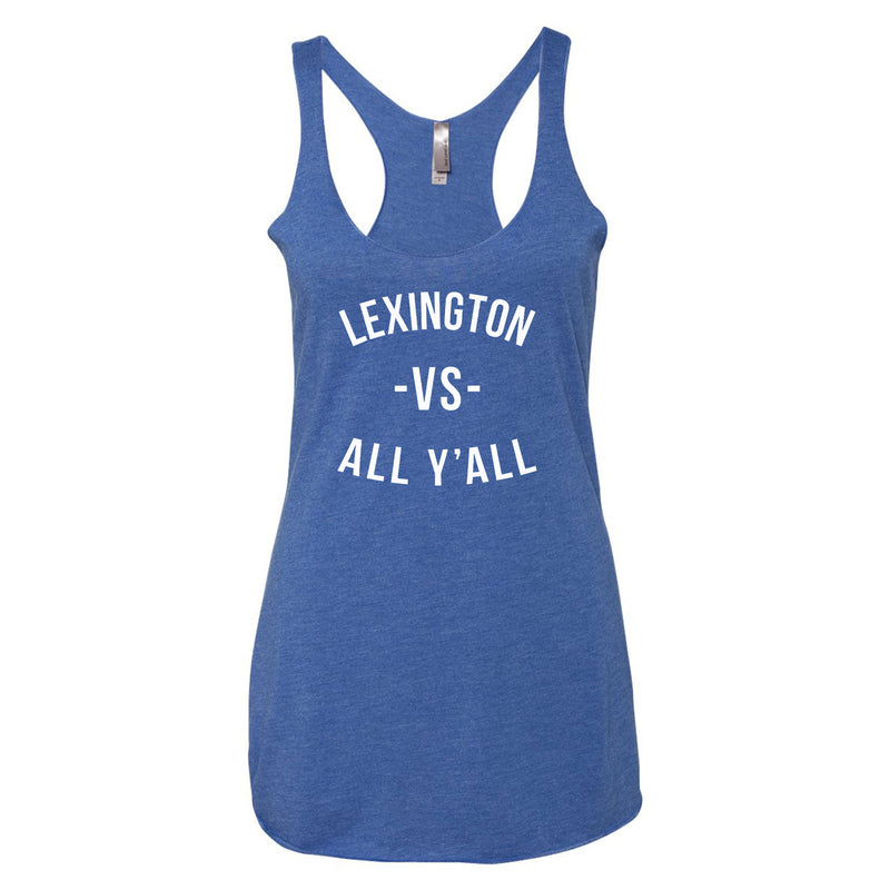 Lexington Vs All Y'all Racerback Tank - Royal