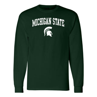 Michigan State Arched Champion Long Sleeve - Dark Green