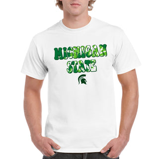 MSU Tie Dye Type T-Shirt - White