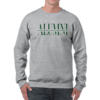 MSU Classic Alumni Crewneck - Sport Grey