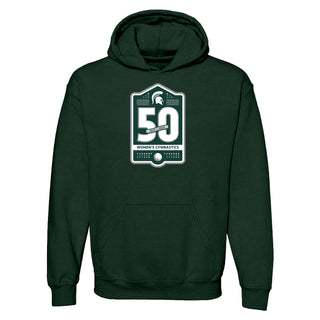 MSU Women's Gymnastics 50th Anniversary Hoodie - Forest