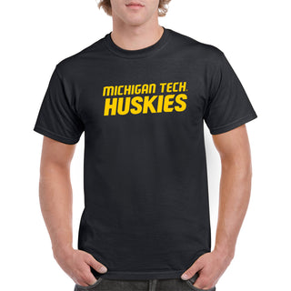 Michigan Tech Front Back Print T-Shirt - Black