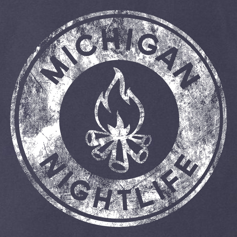 Michigan Nightlife Comfortwash T-Shirt - Anchor Slate