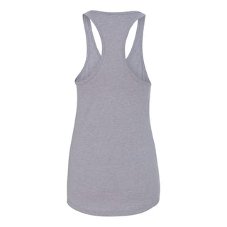 University of Iowa Hawkeyes Primary Logo Next Level Racerback Tank Top - Heather Grey