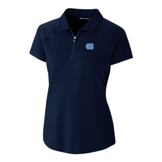 Cutter & Buck Women's UNC Tar Heels Forge Stretch Short Sleeve Polo Navy [CB]