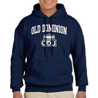 Old Dominion University Monarchs Arch Logo Heavy Blend Hoodie - Navy