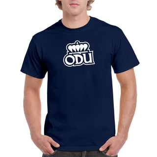 Old Dominion University Monarchs Primary Logo Short Sleeve T Shirt - Navy