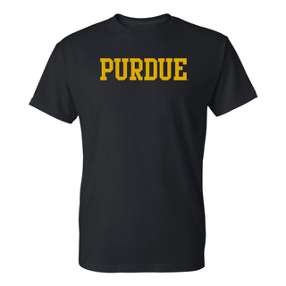 Purdue Boilermakers Basic Block T Shirt - Black